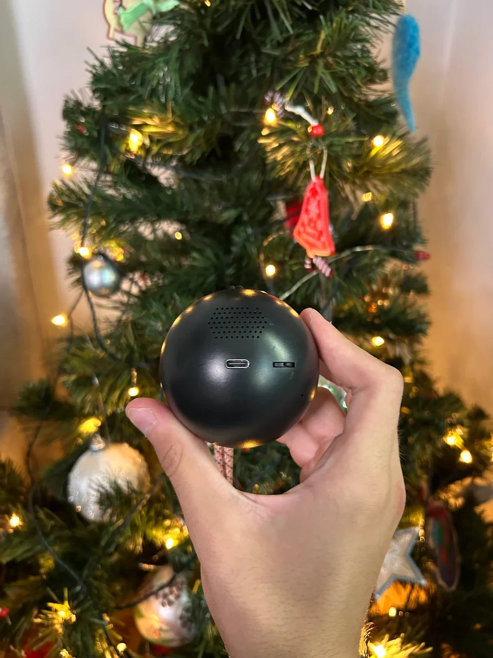Boule de Noël vidéo