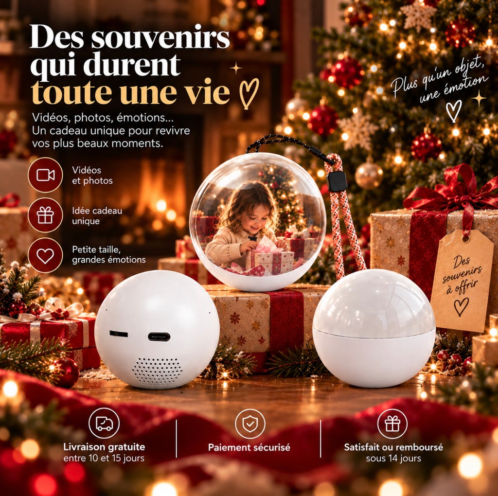 Boule de Noël vidéo
